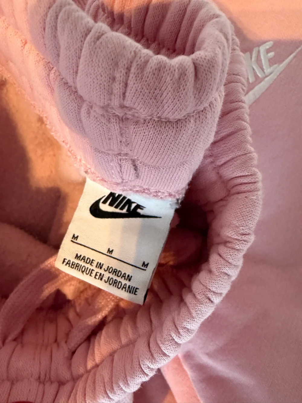 Pink Nike sweat set.